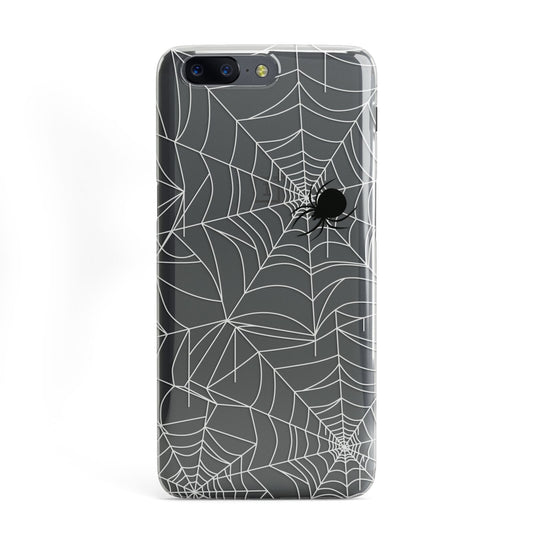 White Cobwebs with Transparent Background OnePlus Case