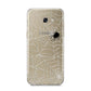 White Cobwebs with Transparent Background Samsung Galaxy A5 2017 Case on gold phone