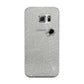 White Cobwebs with Transparent Background Samsung Galaxy S6 Edge Case