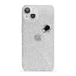 White Cobwebs with Transparent Background iPhone 13 Clear Bumper Case