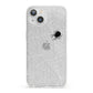 White Cobwebs with Transparent Background iPhone 13 Clear Bumper Case