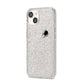 White Cobwebs with Transparent Background iPhone 14 Glitter Tough Case Starlight Angled Image