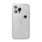 White Cobwebs with Transparent Background iPhone 14 Pro Max Clear Tough Case Silver