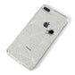 White Cobwebs with Transparent Background iPhone 8 Plus Bumper Case on Silver iPhone Alternative Image