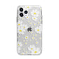 White Daisy Flower Apple iPhone 11 Pro in Silver with Bumper Case