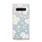 White Daisy Flower Protective Samsung Galaxy Case