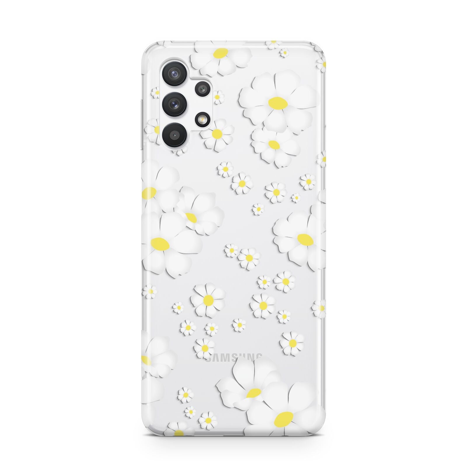 White Daisy Flower Samsung A32 5G Case