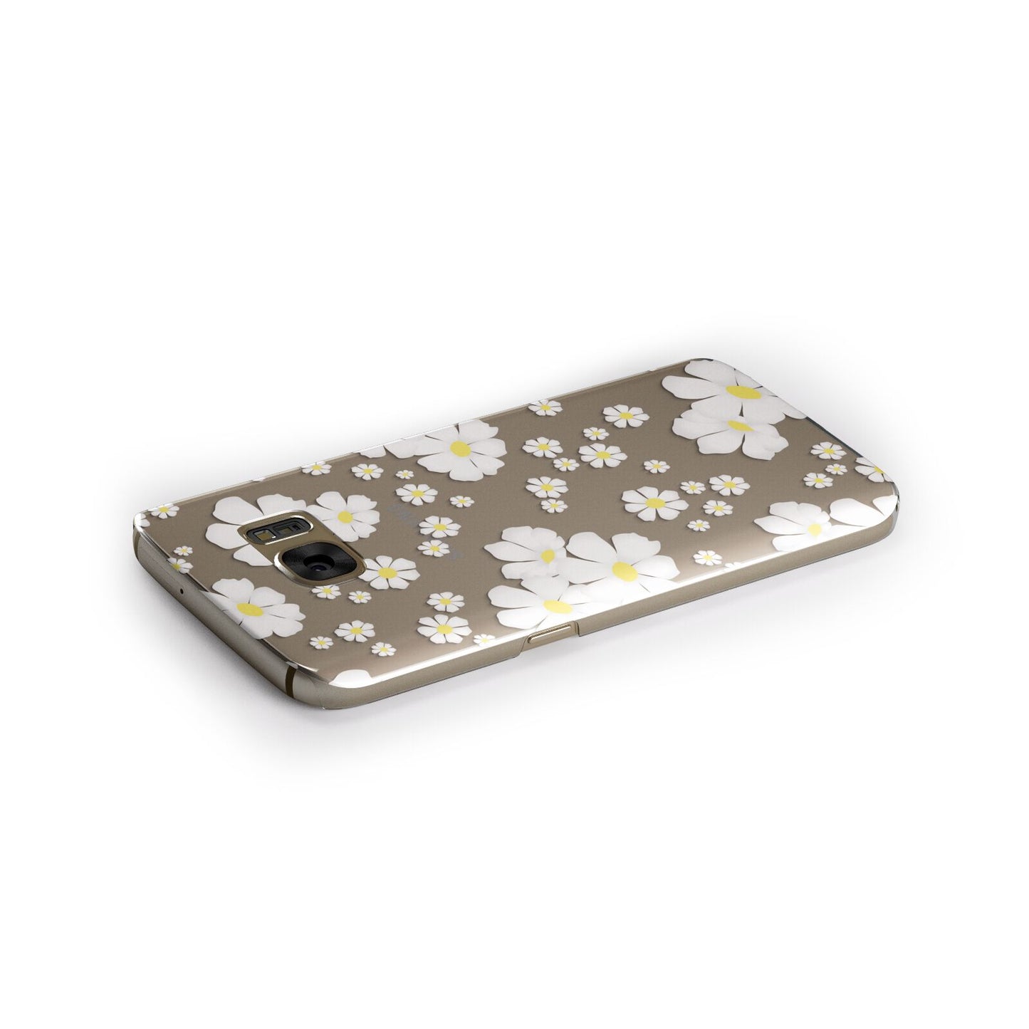 White Daisy Flower Samsung Galaxy Case Side Close Up