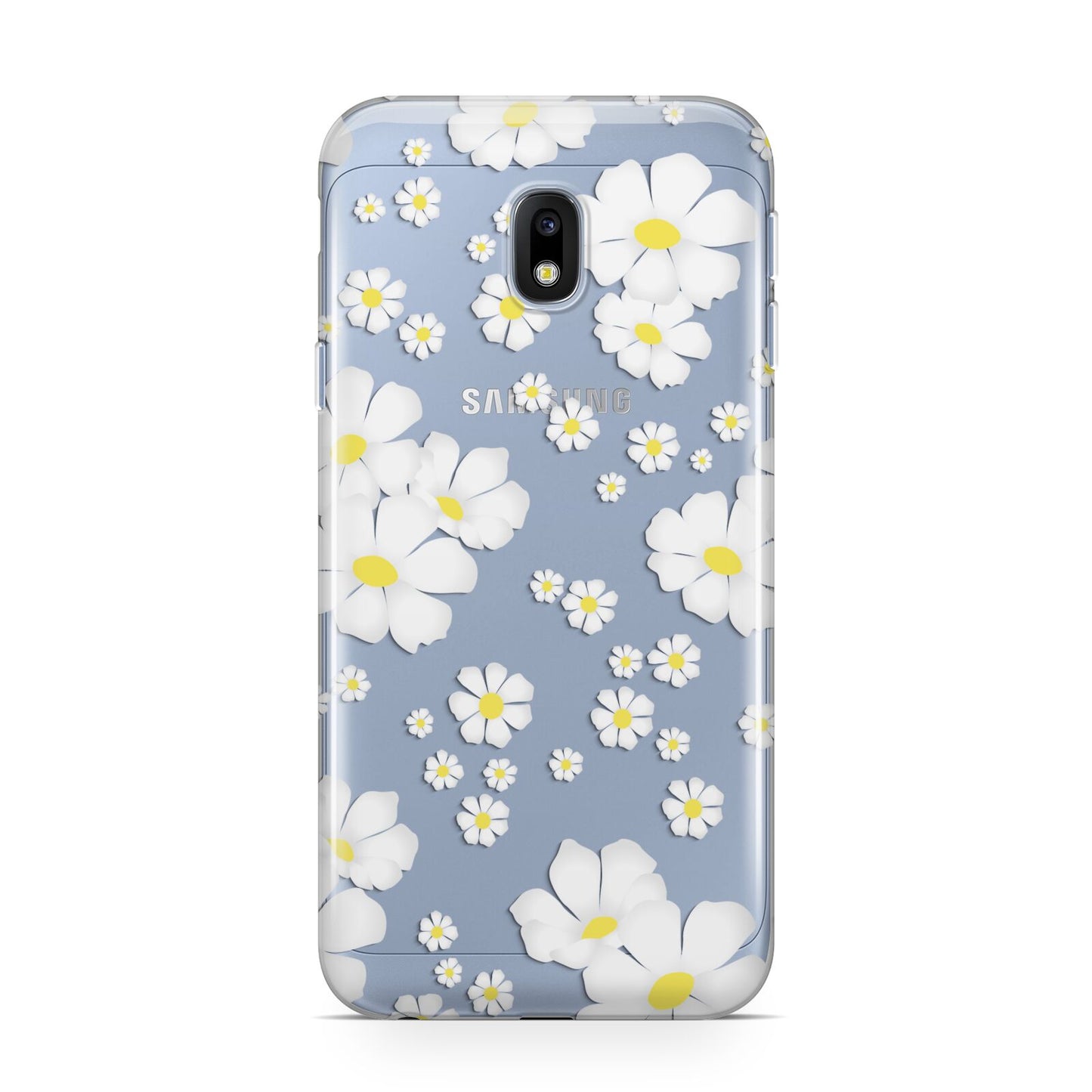 White Daisy Flower Samsung Galaxy J3 2017 Case