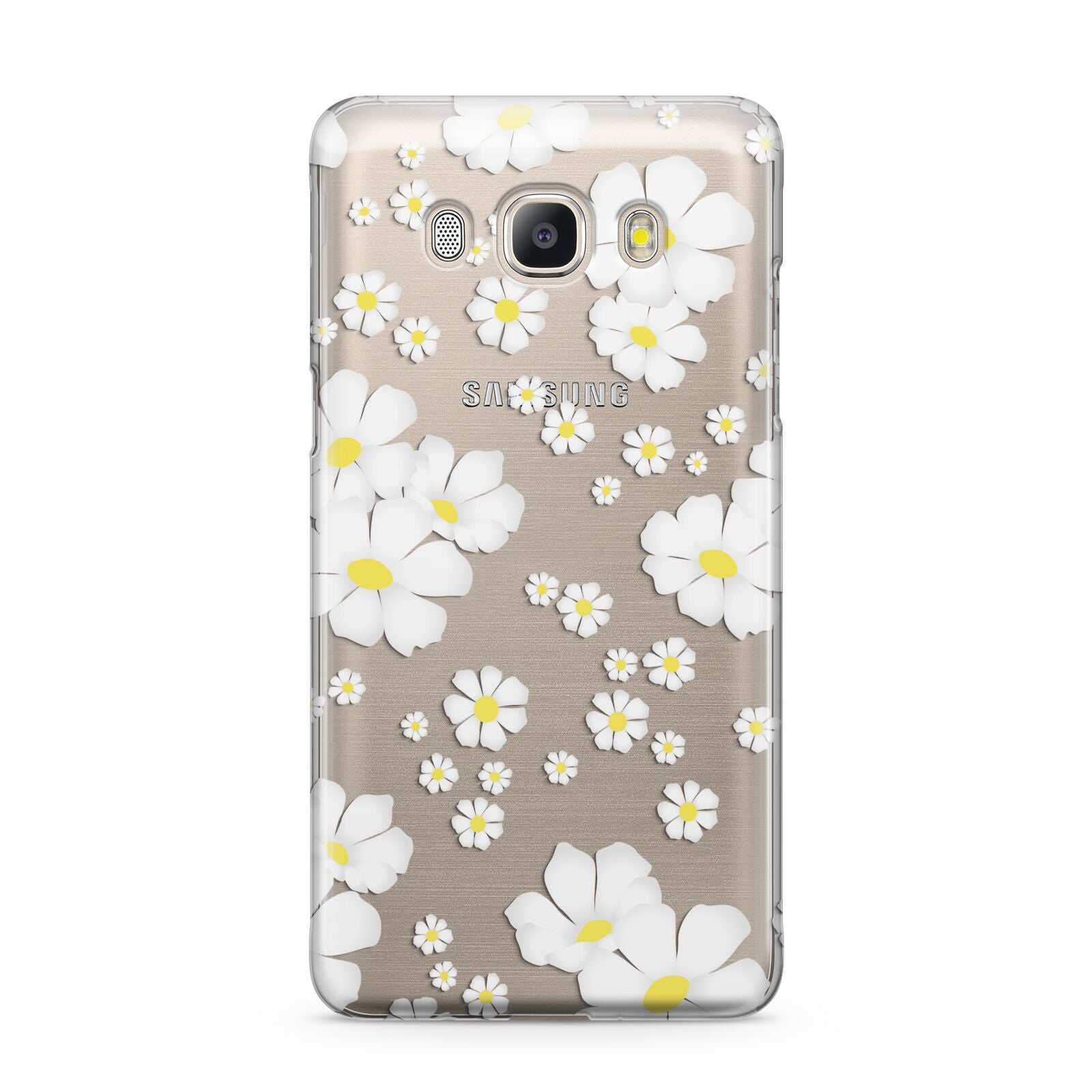 White Daisy Flower Samsung Galaxy J5 2016 Case