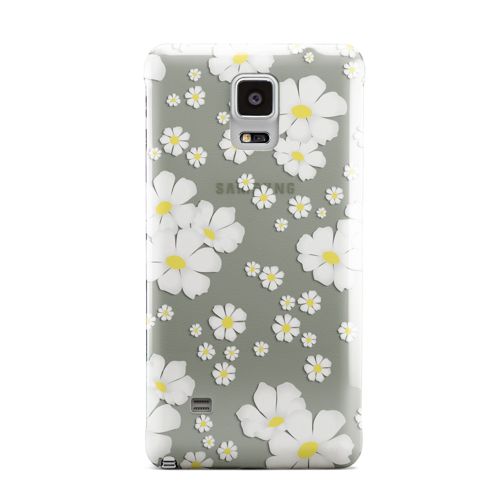 White Daisy Flower Samsung Galaxy Note 4 Case