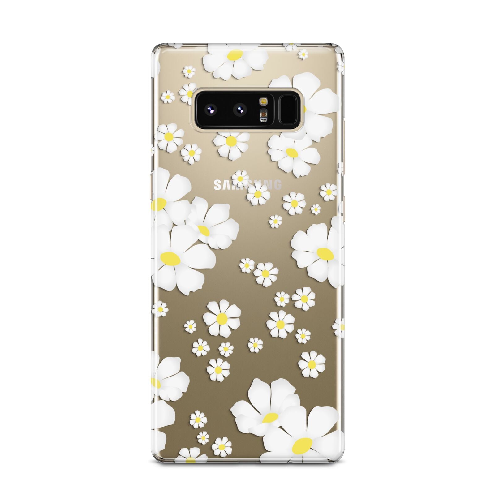White Daisy Flower Samsung Galaxy Note 8 Case
