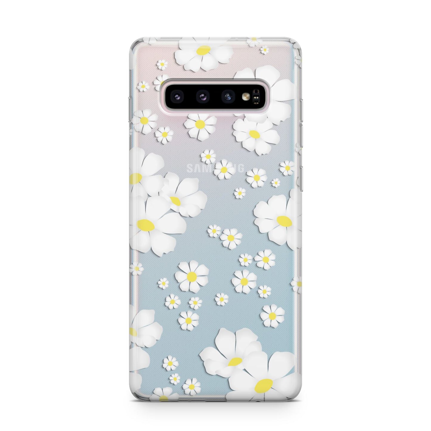 White Daisy Flower Samsung Galaxy S10 Plus Case