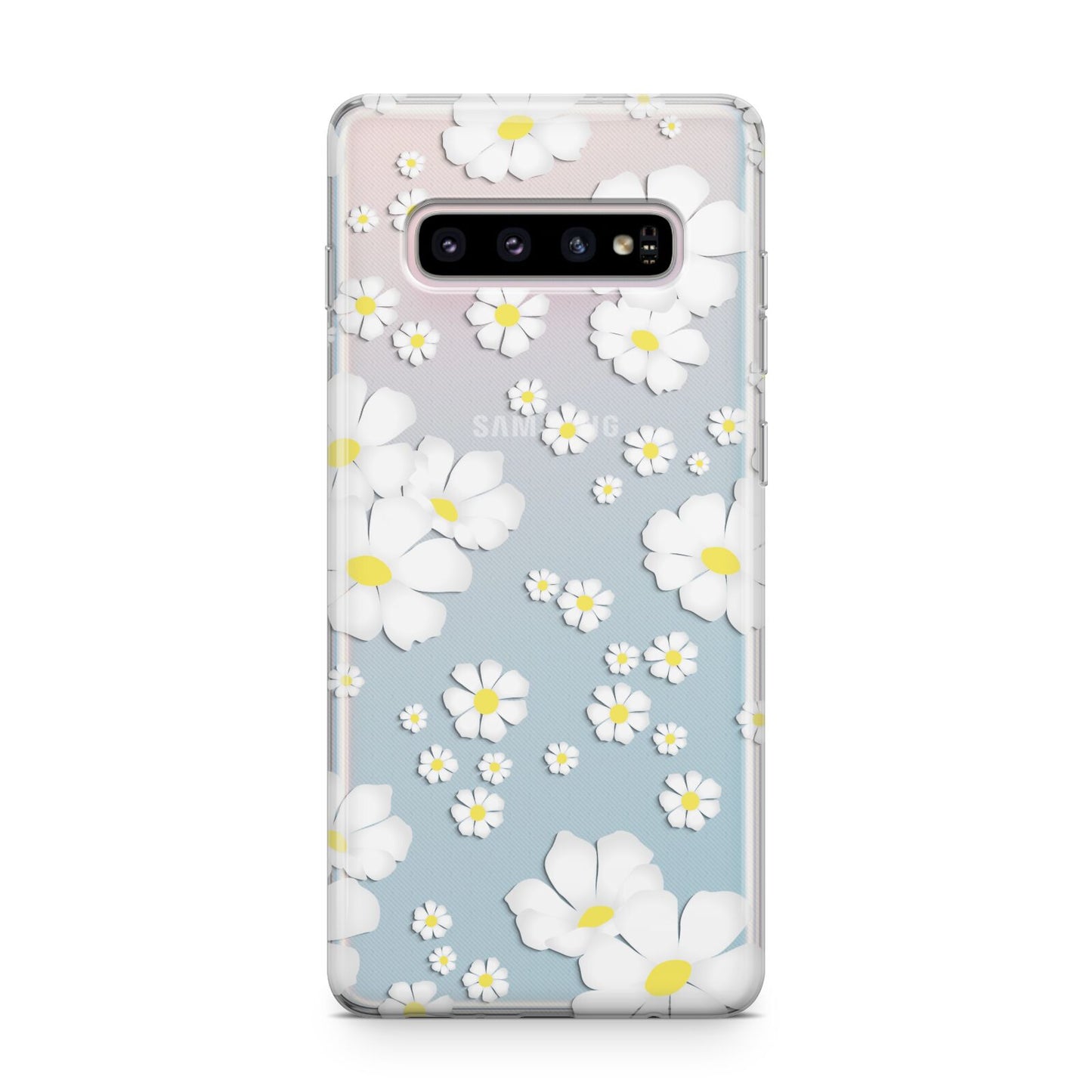 White Daisy Flower Samsung Galaxy S10 Plus Case