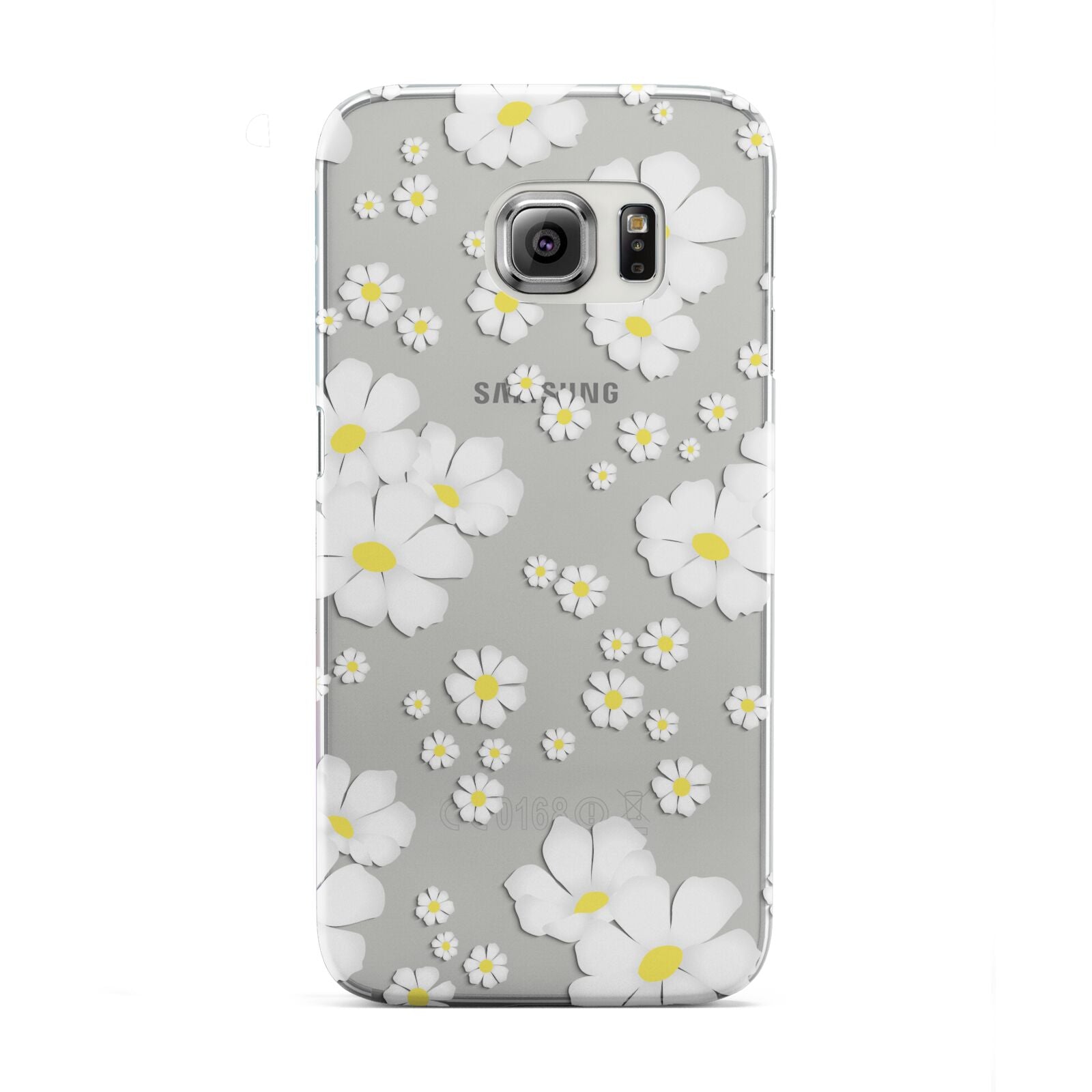 White Daisy Flower Samsung Galaxy S6 Edge Case