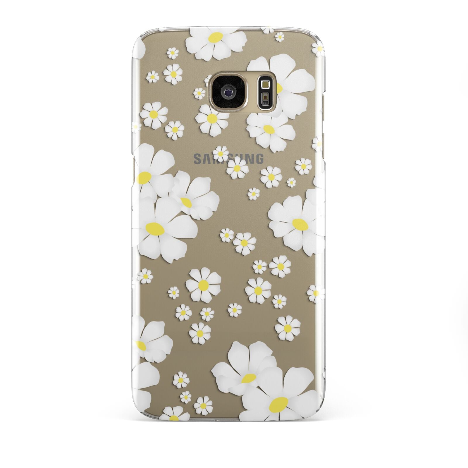 White Daisy Flower Samsung Galaxy S7 Edge Case