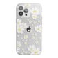 White Daisy Flower iPhone 13 Pro Max TPU Impact Case with White Edges