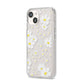 White Daisy Flower iPhone 14 Clear Tough Case Starlight Angled Image
