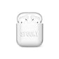 White Dripping Spooky Text AirPods Case