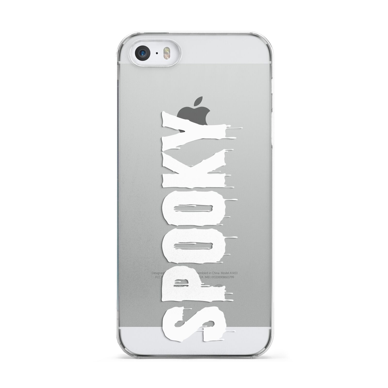 White Dripping Spooky Text Apple iPhone 5 Case