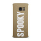 White Dripping Spooky Text Samsung Galaxy Case