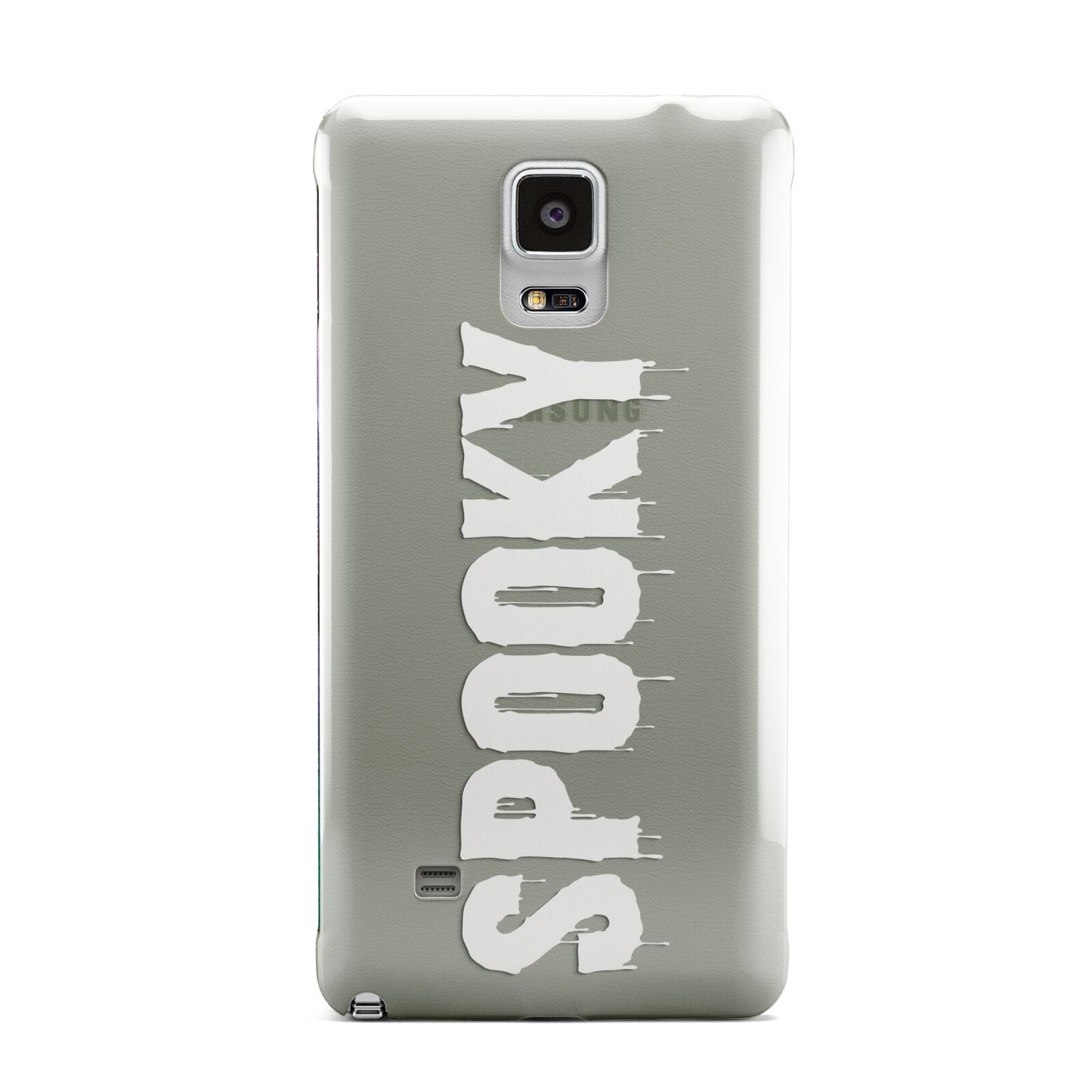 White Dripping Spooky Text Samsung Galaxy Note 4 Case
