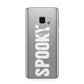 White Dripping Spooky Text Samsung Galaxy S9 Case