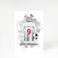 White Football Shirt Personalised Name A5 Greetings Card