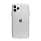 White Handwritten Name Transparent Apple iPhone 11 Pro in Silver with Bumper Case