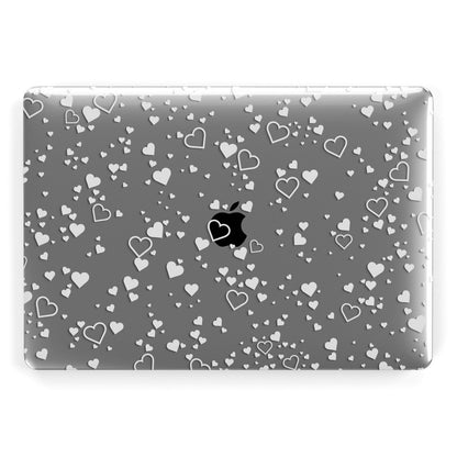White Heart Apple MacBook Case