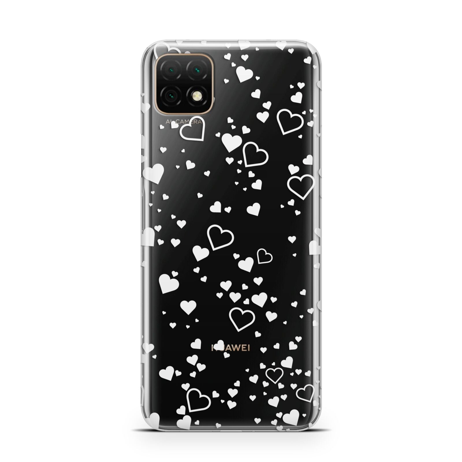 White Heart Huawei Enjoy 20 Phone Case