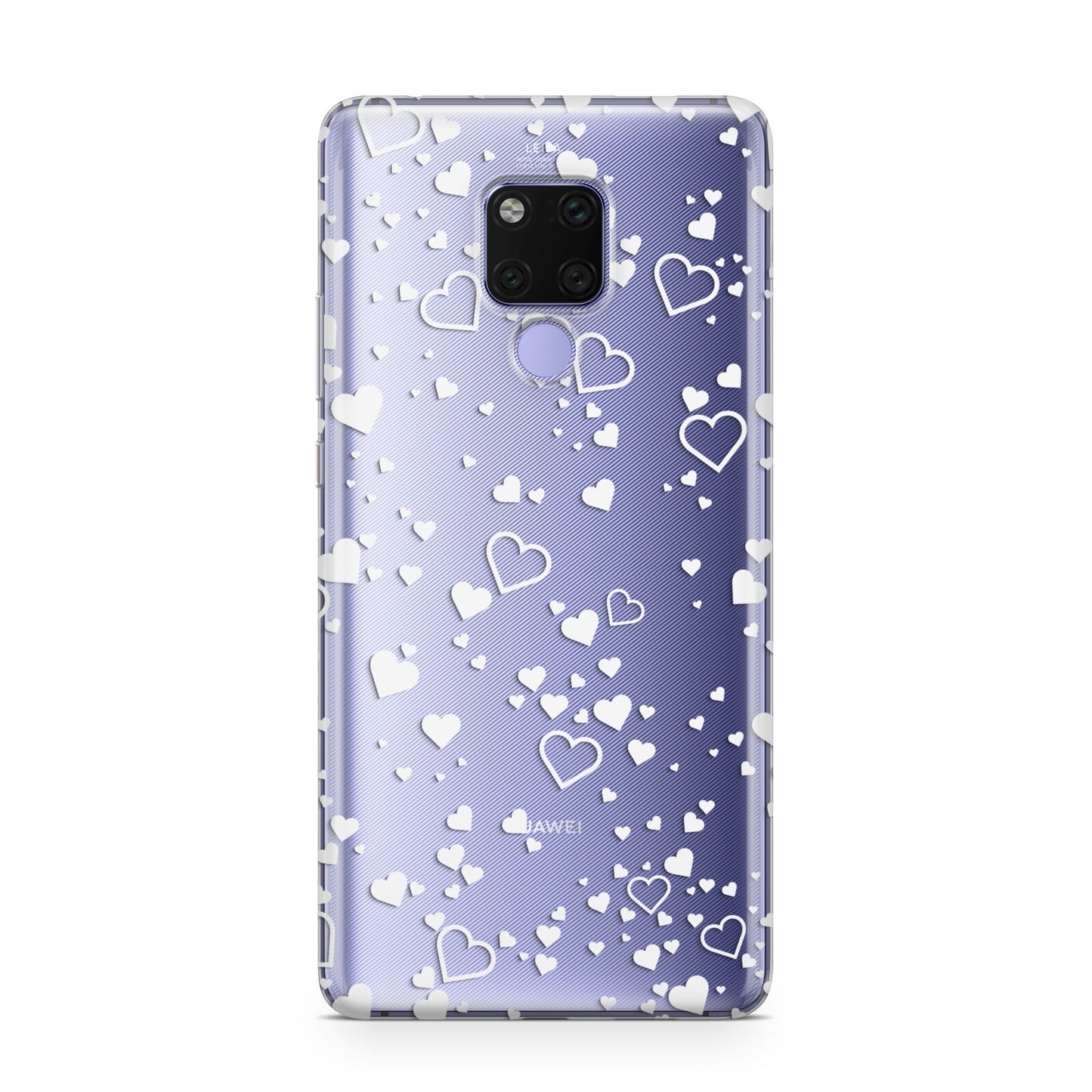 White Heart Huawei Mate 20X Phone Case