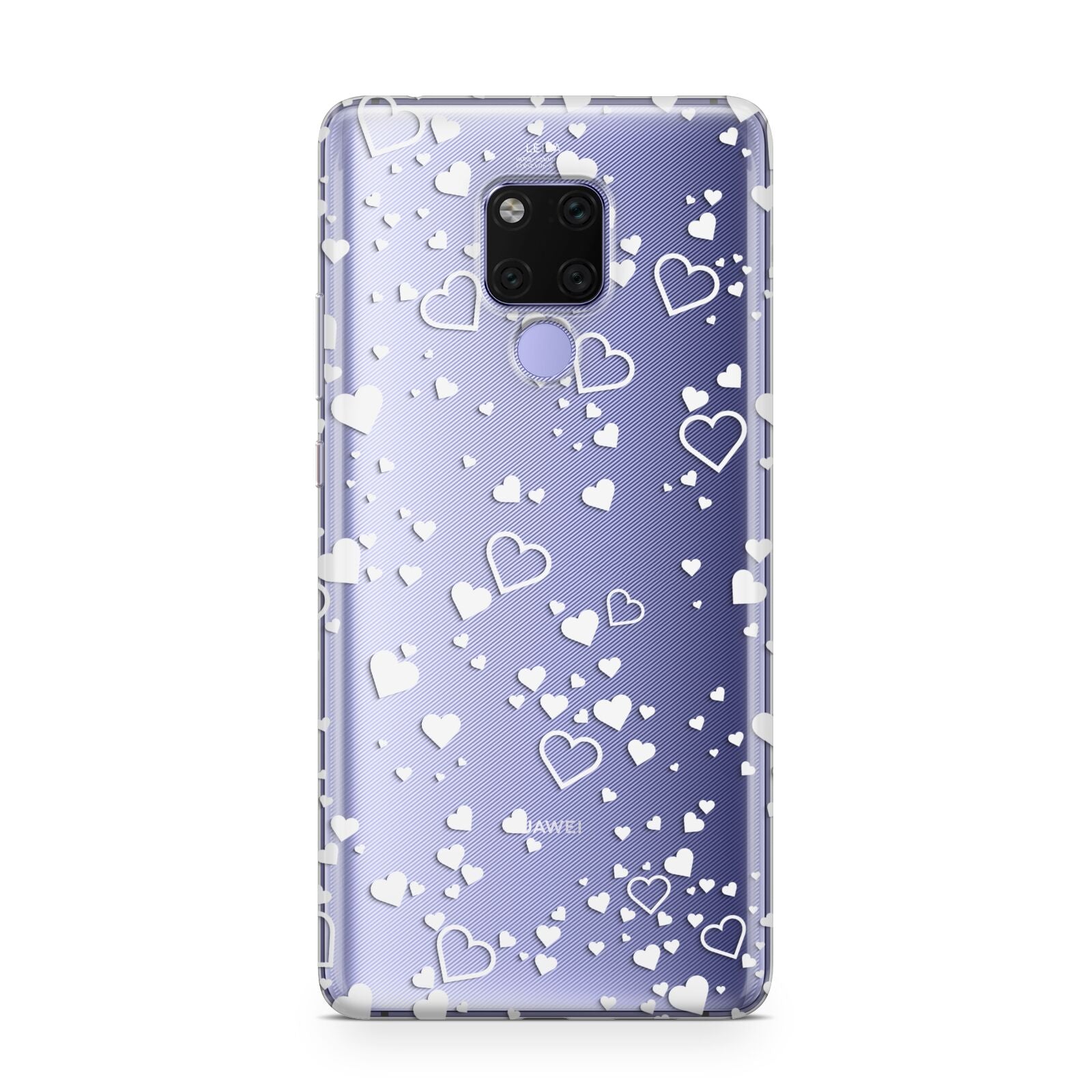White Heart Huawei Mate 20X Phone Case