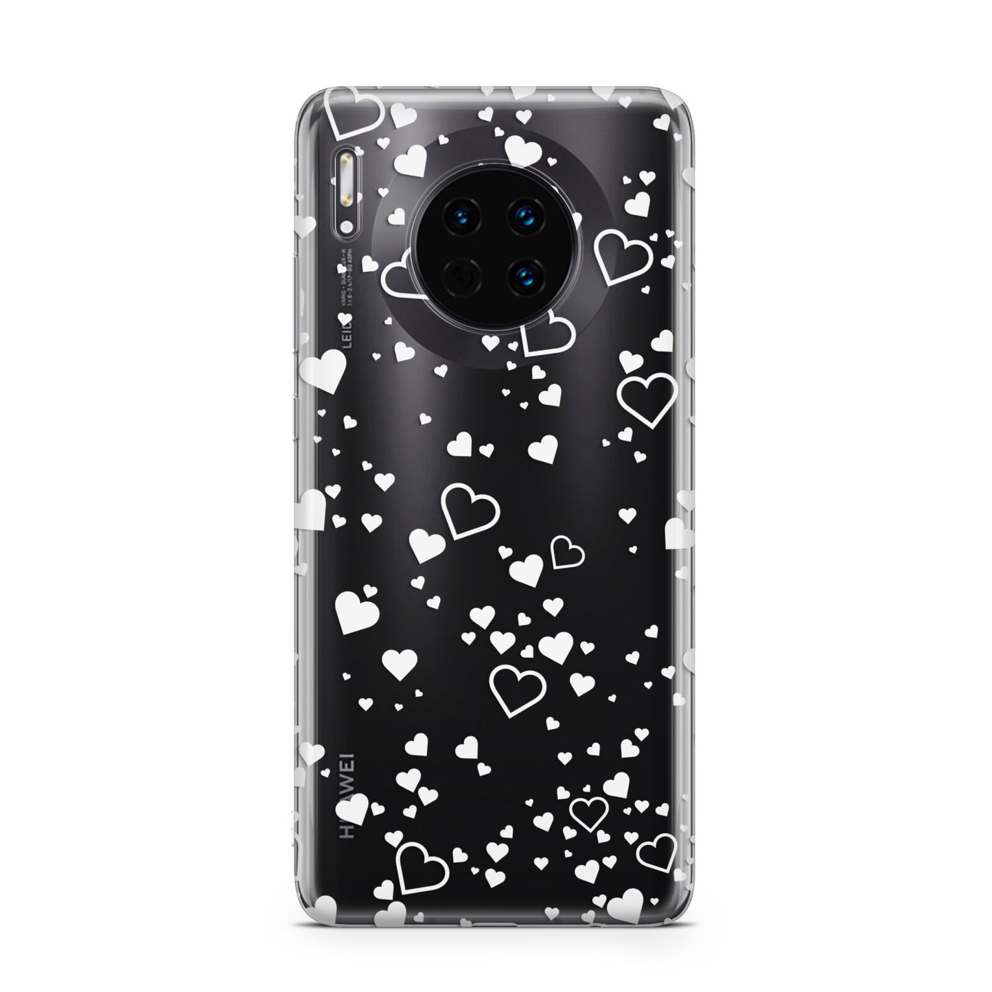 White Heart Huawei Mate 30