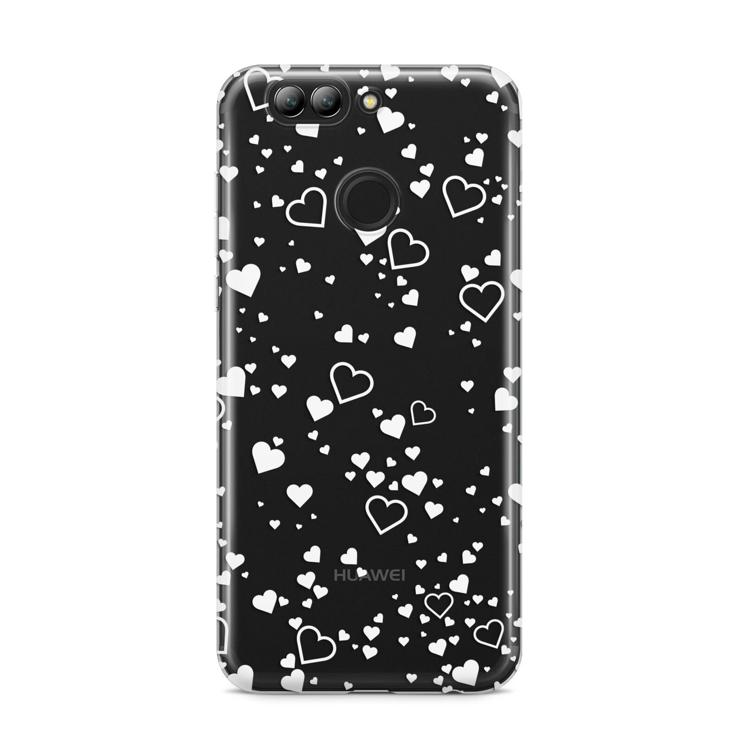 White Heart Huawei Nova 2s Phone Case
