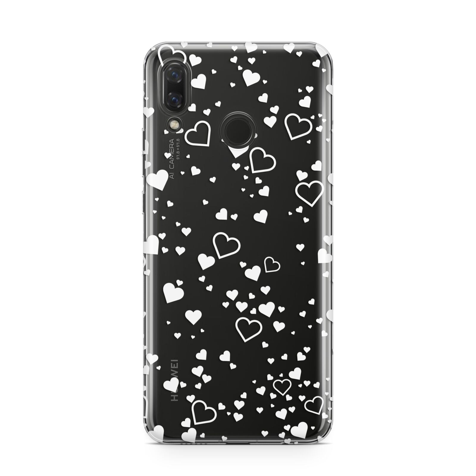 White Heart Huawei Nova 3 Phone Case