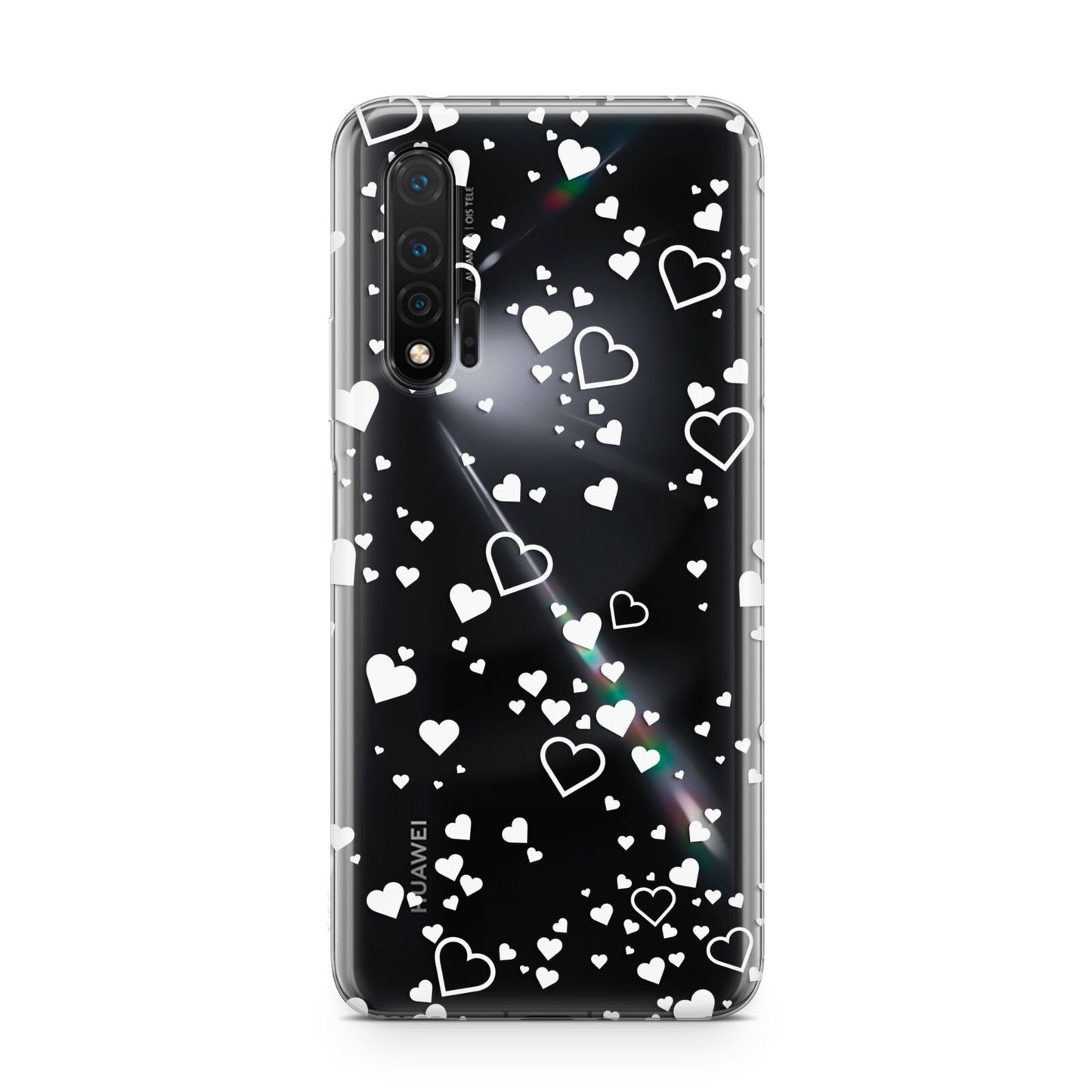 White Heart Huawei Nova 6 Phone Case