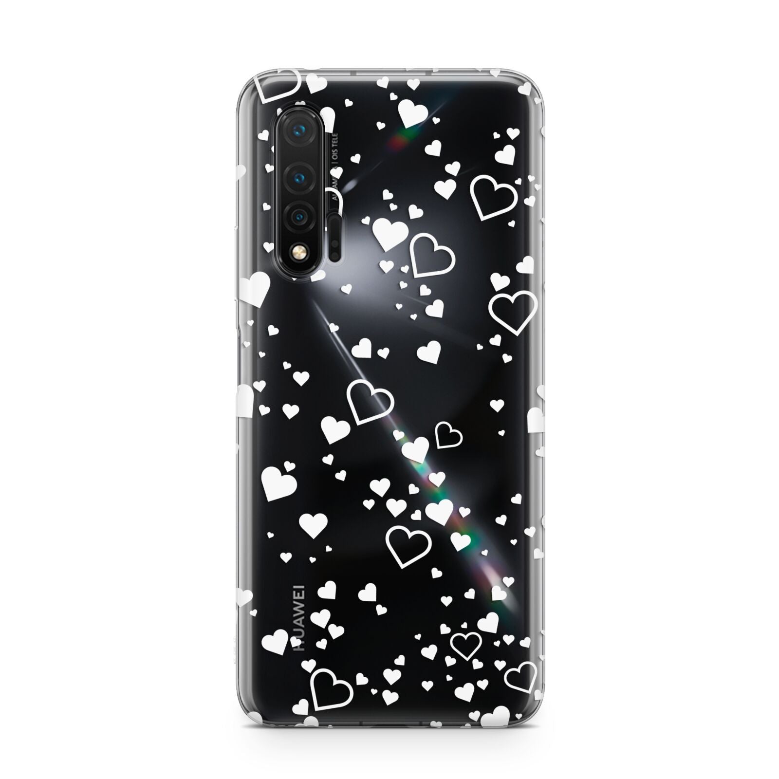 White Heart Huawei Nova 6 Phone Case