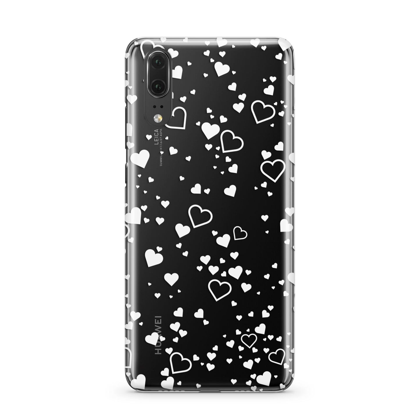 White Heart Huawei P20 Phone Case