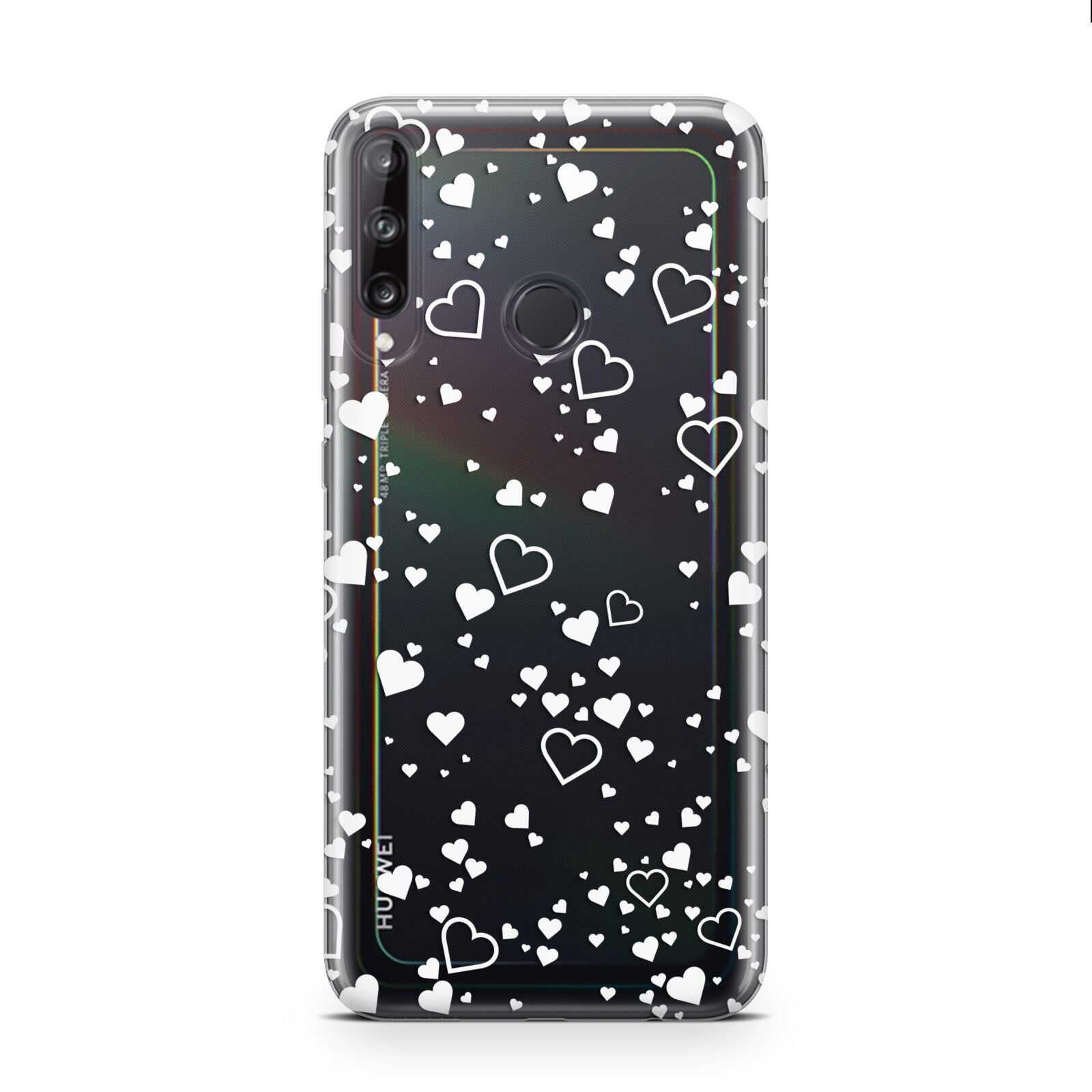White Heart Huawei P40 Lite E Phone Case