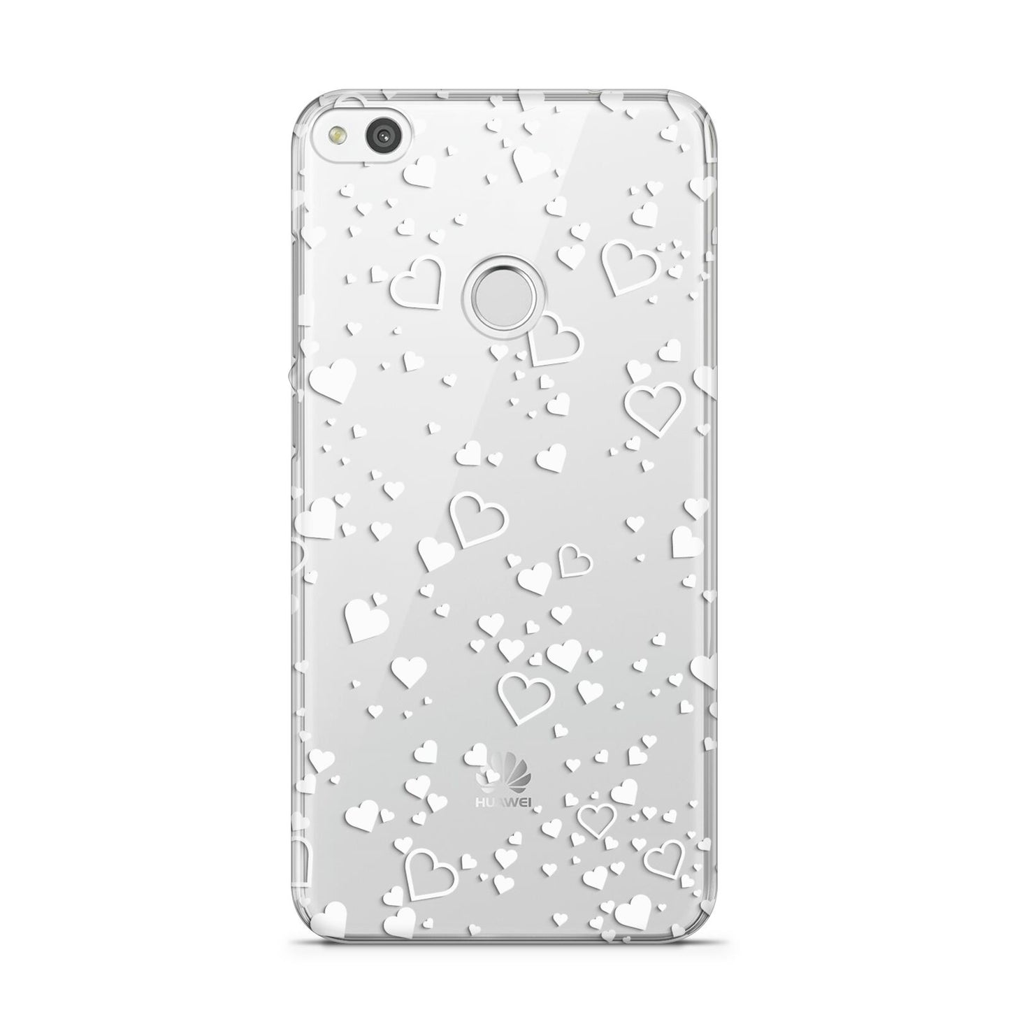 White Heart Huawei P8 Lite Case