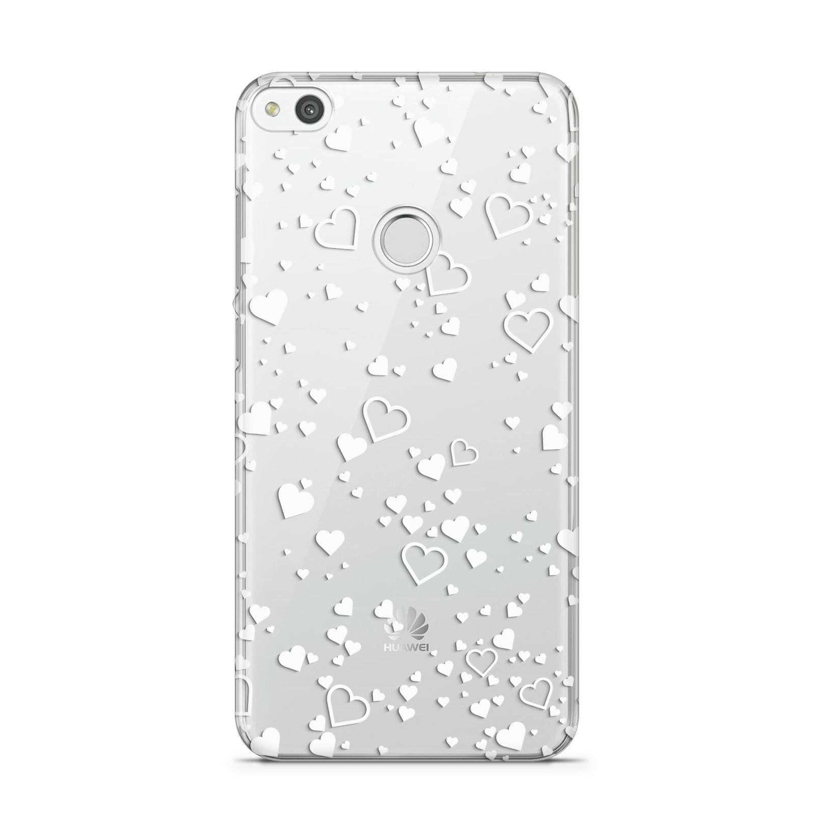 White Heart Huawei P8 Lite Case