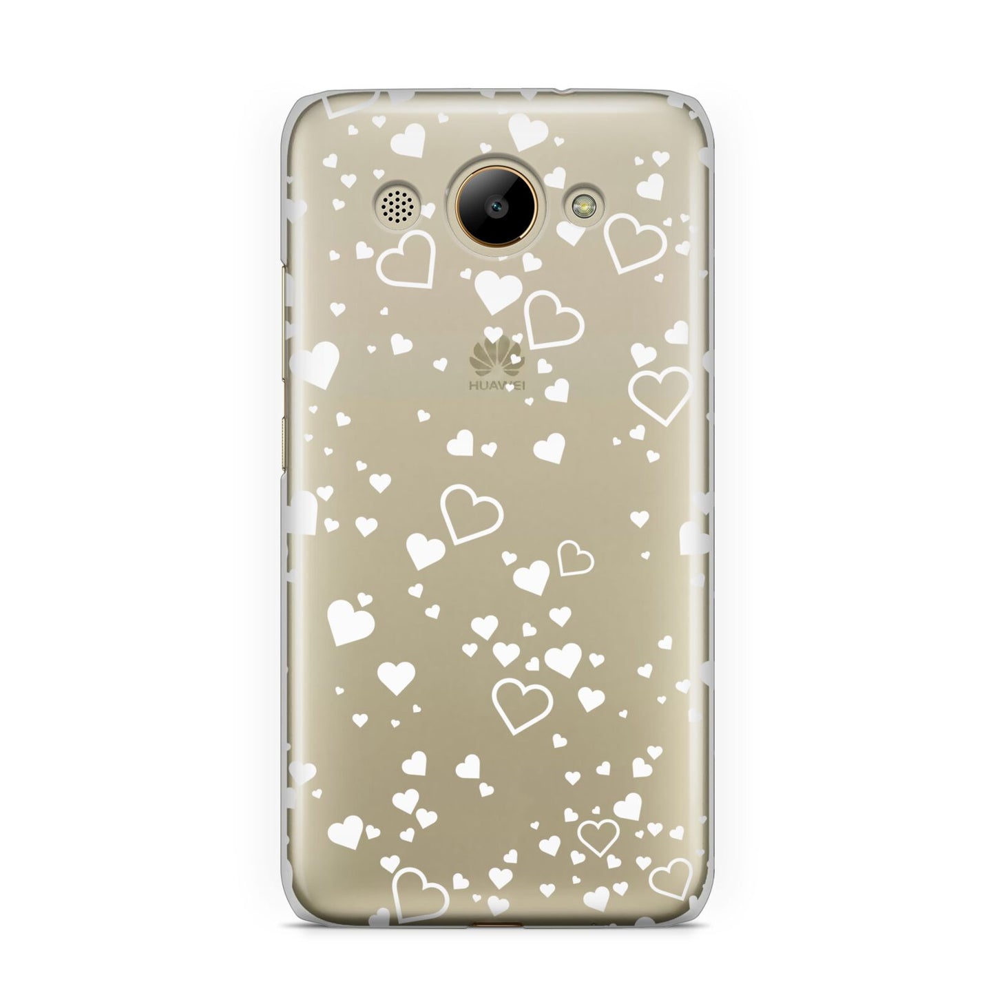 White Heart Huawei Y3 2017