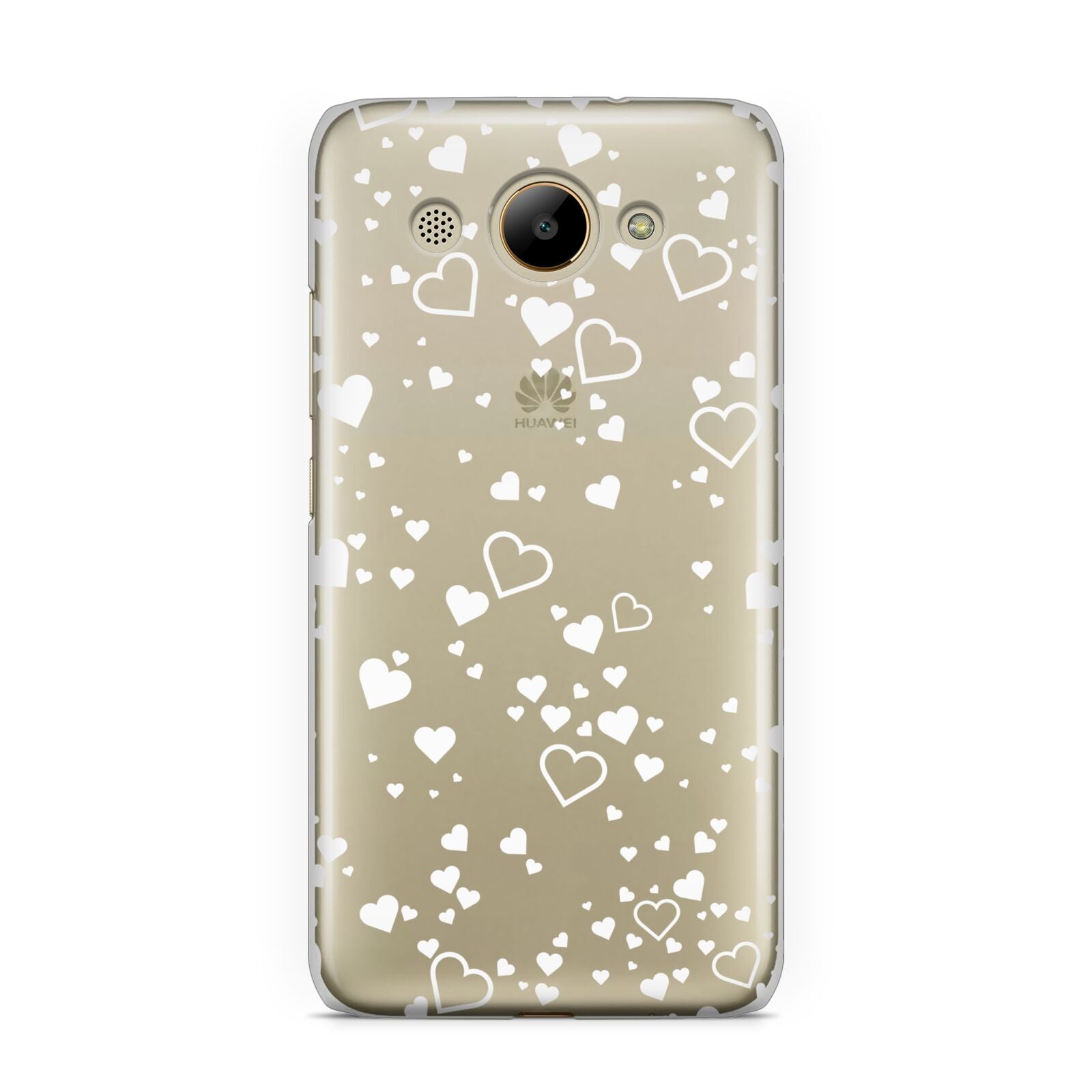 White Heart Huawei Y3 2017