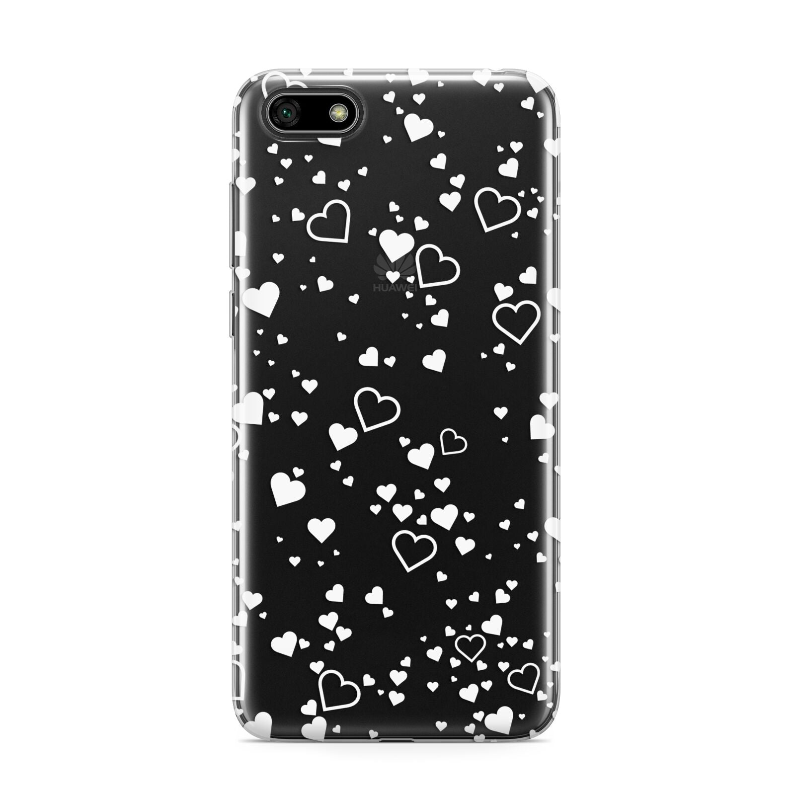 White Heart Huawei Y5 Prime 2018 Phone Case