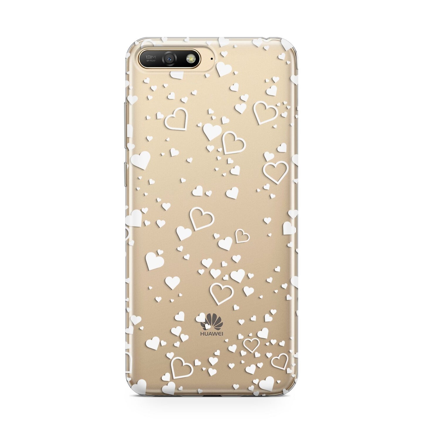 White Heart Huawei Y6 2018