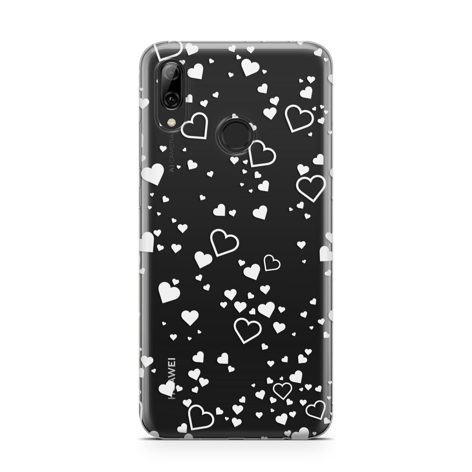 White Heart Huawei Y7 2019