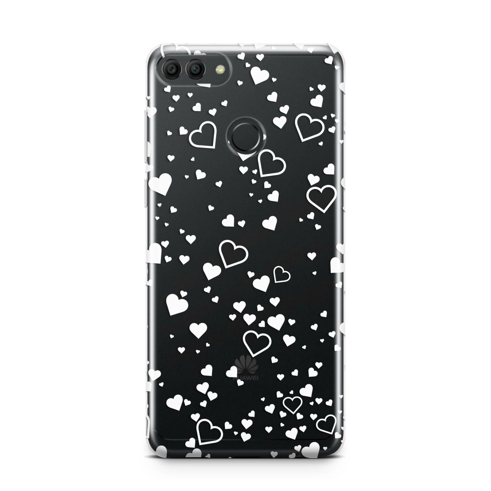 White Heart Huawei Y9 2018