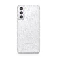 White Heart Samsung S21 Case