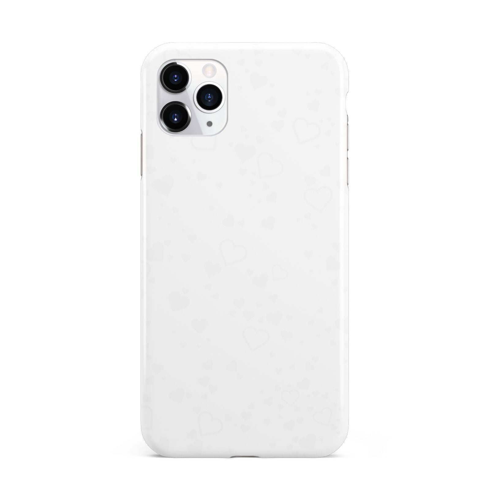 White Heart iPhone 11 Pro Max 3D Tough Case